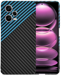 Husa pentru Xiaomi Redmi Note 12 Pro 5G - Techsuit Carbonite FiberShell - Blue Pulse 