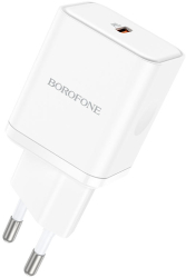Incarcator retea Borofone BN6 Quick Charge 3.0 20W USB-C PD White 