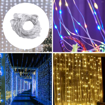 Instalatie 384LED tip perdea 9x1m IP44 exterior 
