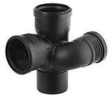 Teava ramnificata pentru toaleta Geberit Silent-PP 87 5° 180° 390564141 