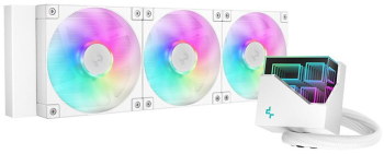 Cooler procesor DeepCool LT360 WH RGB adresabil design oglinda infinit LGA1851/AM5 