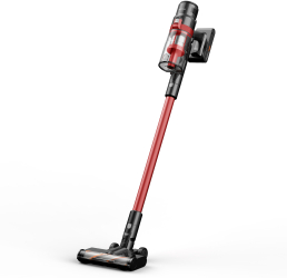 Aspirator vertical fara fir 2 in 1 Samus Hurricane Max Pro 600W 0.8l 3 trepte de putere Rosu