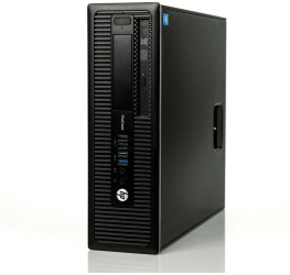 Desktop Refurbished HP 600G1 SFF Intel Core i3-4150 3.5Ghz 8GB DDR3 240GB SSD Negru