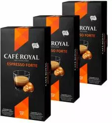 Capsule Cafe Royal Espresso Forte 3 x 10 capsule compatibil Nespresso 159 grame 