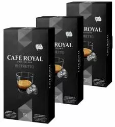 Capsule Cafe Royal Ristretto 3 x 10 capsule compatibil Nespresso 159 grame 