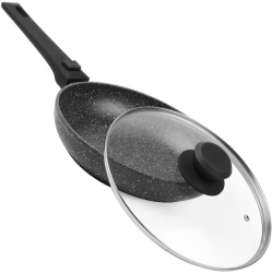 Tigaie cu capac acoperite marmura diametru 20 cm 