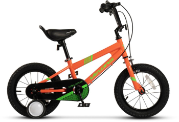 Bicicleta Copii 2-4 ani Velors V1203B 12 portocaliu/verde 