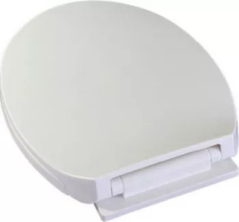 Capac WC universal Soft Close Alb Plastic Raulconstruct 36 X 42 5 cm