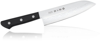 Cutit de bucatarie Tojiro DP Damascus Santoku 170 mm F-331 VG10 - laminat 37 straturi 