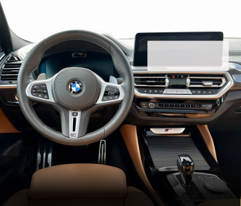 Folie Protectie Display Navigatie Duragon si Ceasuri de bord BMW X4 2022+ si Ceasuri de bord silicon Transparent Anti-zgarieturi Anti-a 