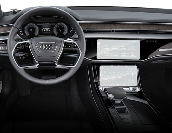 Folie Protectie Navigatie si AC Audi A8 2017+ Duragon protectie Display Navigatie silicon Transparent Anti-zgarieturi Anti-amprenta R 