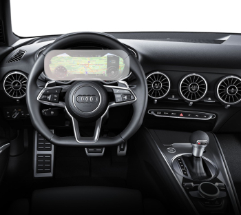 Folie Protectie Navigatie Audi TT Coupe 2018+ Duragon protectie Display Ceasuri Bord silicon Transparent Anti-zgarieturi Anti-amprenta 