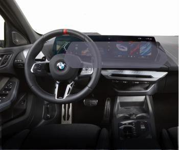 Folie Protectie Navigatie BMW Seria 1 2024+ Duragon protectie Display Navigatie si Ceasuri silicon Transparent Anti-zgarieturi Anti-amp 