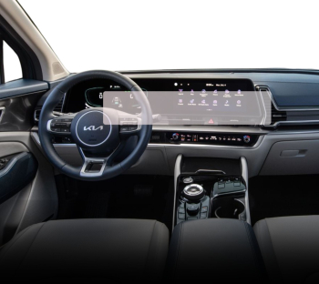 Folie Protectie Display Navigatie si Ceasuri de bord Kia Sportage 2021+ Duragon silicon Mat Anti-zgarieturi Anti-amprenta Anti-reflex 