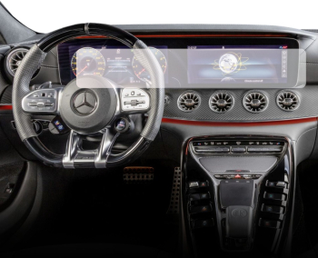 Folie Protectie Navigatie Mercedes AMG GT 53 4MATIC+ X290 2018-2020 Duragon protectie Display Navigatie si Ceasuri de Bord silicon Tran 
