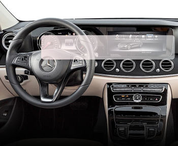 Folie Protectie Navigatie Mercedes Benz E-Class W213 2016-2020 Duragon protectie Display Navigatie si Ceasuri de Bord silicon Transpare 