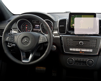 Folie Protectie Navigatie Mercedes Benz GLS-Class X166 2016-2019 Duragon protectie Display Navigatie si Ceasuri de bord silicon Mat An 