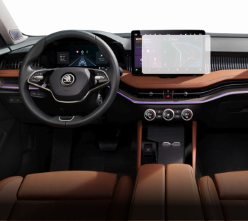 Folie Protectie Navigatie Skoda Kodiaq 2023+ Duragon protectie Display Navigatie silicon Transparent Anti-zgarieturi Anti-amprenta Reg 