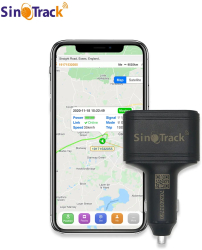 Incarcator auto cu GPS Tracker Iesire USB TSS-ST-909 GSM Localizare si Urmarire GPS SIM Plug and Play Buton SOS Waterproof 