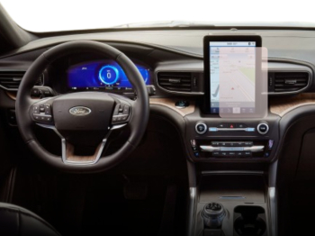 Folie Protectie Navigatie Ford Explorer 2019-2024 Duragon protectie Display Navigatie silicon Transparent Anti-zgarieturi Anti-amprenta 