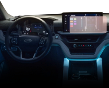 Folie Protectie Navigatie Ford Explorer 2024+ Duragon protectie Display Navigatie silicon Transparent Anti-zgarieturi Anti-amprenta Re 