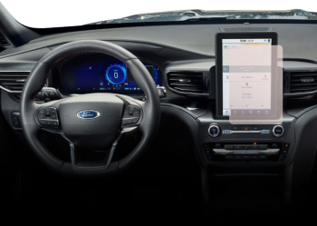 Folie Protectie Navigatie Ford Explorer PHEW 2024+ Duragon protectie Display Navigatie silicon Transparent Anti-zgarieturi Anti-amprent 