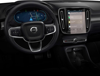 Folie Protectie Navigatie Volvo C40 Recharge 2021+ Duragon protectie Display Navigatie si Ceasuri silicon Mat Anti-zgarieturi Anti-ampr 