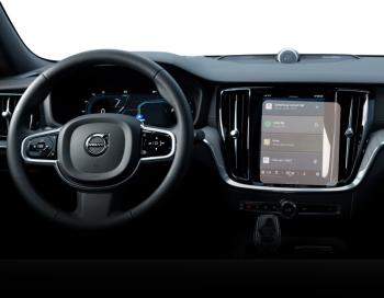 Folie Protectie Navigatie Volvo S60 Recharge 2023+ Duragon protectie Display Navigatie si Ceasuri silicon Mat Anti-zgarieturi Anti-ampr 