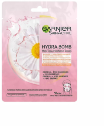Masca faciala hidratanta si calmanta cu extract de musetel Garnier Skinactive Hydrabomb 1 buc 
