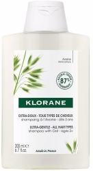 Sampon cu extract de lapte de ovaz pentru toate tipurile de par Klorane Leche de Avena Unisex 200 ml 