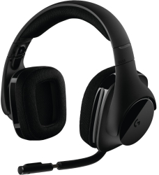 Casti Gaming Wireless LOGITECH G533 DTS Surround 7.1 dongle 2.4Ghz negru Resigilat