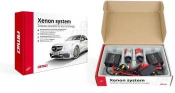 Kit XENON AC model SLIM compatibil H4-3 BIXENON 35W 9-16V 6000K destinat competitiilor auto sau off-road 