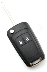 Opel / Chevrolet - Carcasa cheie - 2 butoane - tip briceag 