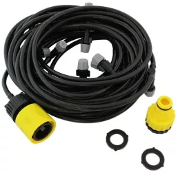 Set cortina de vapori pentru racorire terasa cu 11 aspersoare model XXL lungime 10m 