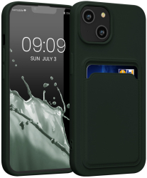 Husa Kwmobile pentru Apple iPhone 14 Silicon Verde 59112.80 