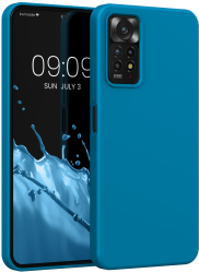 Husa Kwmobile pentru Xiaomi Redmi Note 11 Pro/Redmi Note 11 Pro 5G Silicon Albastru 57373.224 