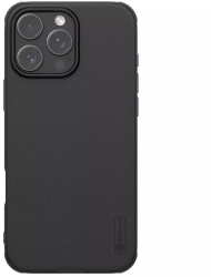 Husa pentru iPhone 16 Pro Max - Nillkin Super Frosted Shield Pro Magnetic - Black 