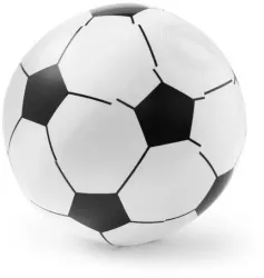 Minge de plaja gonflabila alb negru cu modelminge fotball clasicam 