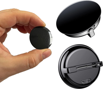 Mini Reportofon Tip Insigna Q3 Dispozitiv de Spionaj MP3 Player Anularea Zgomotului USB Activare Vocala Memorie 8GB 