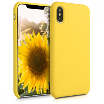 Husa pentru Apple iPhone XS Max Silicon Galben 45909.165 