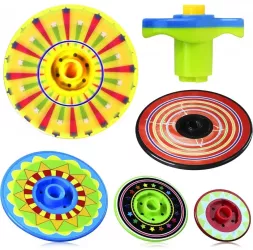 Jucarie Interactiva Titirez cu 5 Cercuri Multicolor 