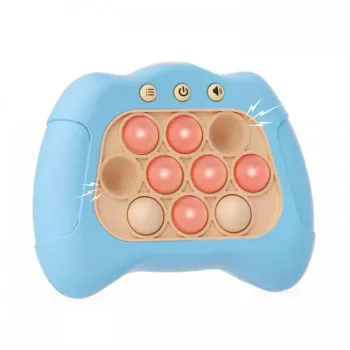 Jucarie POP IT Interactiva Pentru Copii antistres cu sunete si lumini Model Poppy Pop Plastic Bleo 