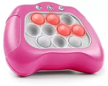 Jucarie POP IT Interactiva Pentru Copii antistres cu sunete si lumini Model Poppy Pop Plastic Rosu 