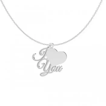 Lantisor 70 Cm Model I Love You - Argint 925 