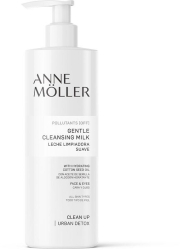 Lapte demachiant delicat si hidratant pentru tenul sensibil Anne Moller Clean Up 400 ml 