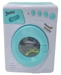 Masina de Spalat de Jucarie cu Jocuri si Sunet Albastra 3 ani+ 14x10 cm 