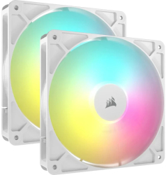 Ventilator / radiator Corsair RS Series RS140 ARGB 140mm Two Pack White 