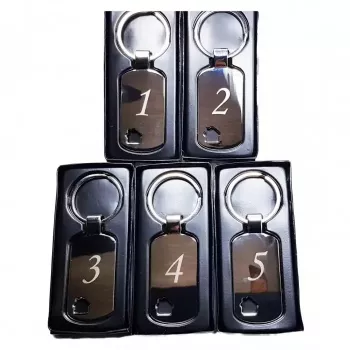 Set 5 bucati breloc personalizat cu logo si numar camera pentru vila. casa vacanta. hotel. hostel. pensiune 
