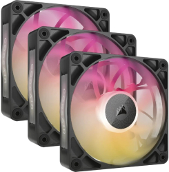Ventilator / radiator Corsair CUE LINK RX120 Max RGB Starter Kit 120mm Black 