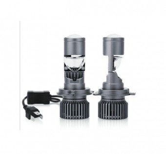 Set becuri LED H4 X4 12V-24V 80W 12000LM pentru faruri Canbus 